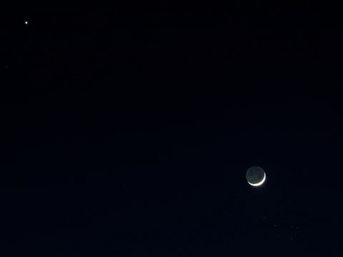 CRW_1715 Venus, Mond, Plejaden