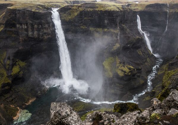 Tag 14 - Haifoss, Pjofafoss, Saga, Gullfoss