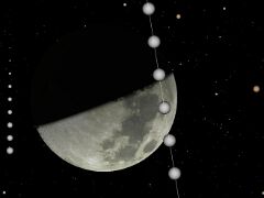 ISS vor Mond