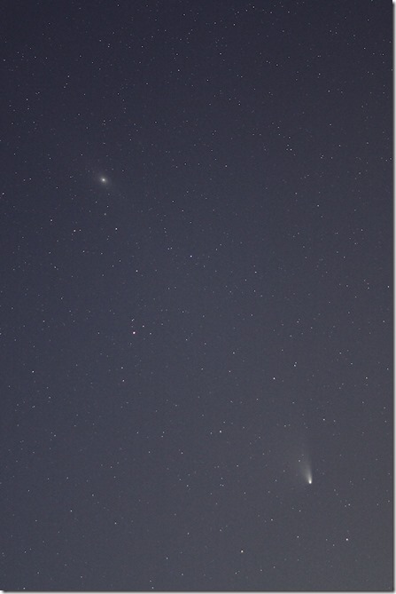 130401_PANSTARRS C2011L4 & M31_IMG_4664_x1000