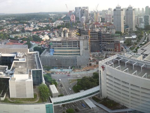 Singapur, Blick vom Hotel Oasia, SAM_4256_stitch