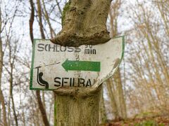 Baum isst Schild