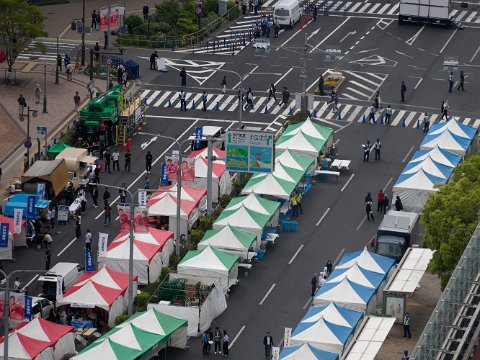 Blick vom Hotel, Marathon